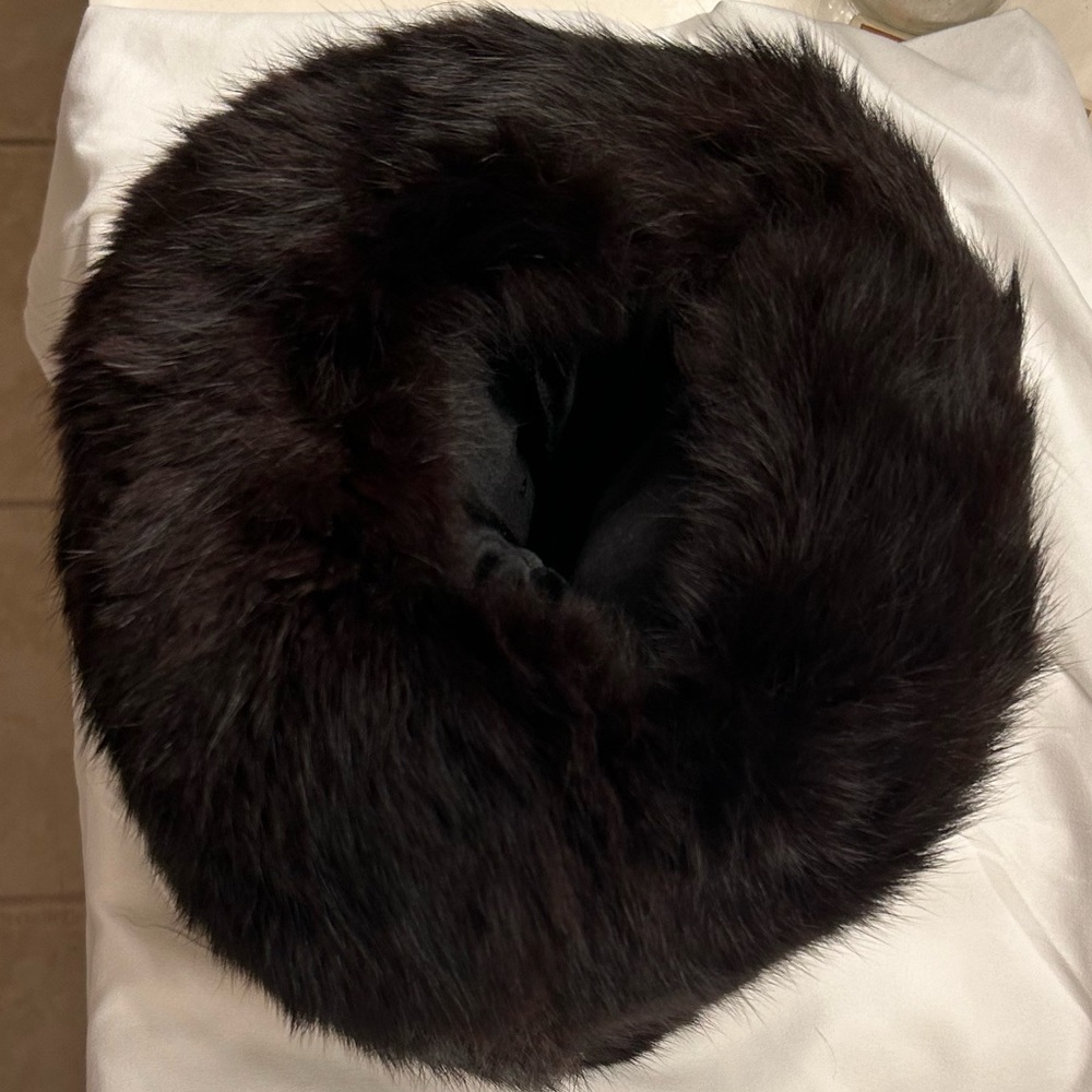 Vintage Genuine Fox Fur Hand Warmer/Muff